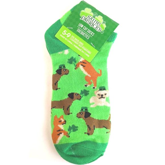 Accessories - *3/$15* Puppy Dog Lucky St. Patrick's Day Socks
